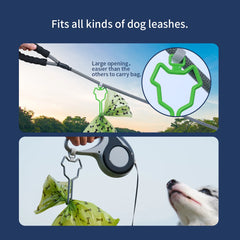 Hands-free Dog Poop Bag Clip Traction Rope