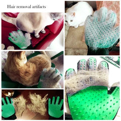 Silicone Rubber dog grooming glove