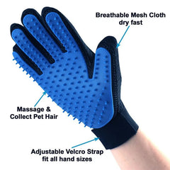 Silicone Rubber dog grooming glove