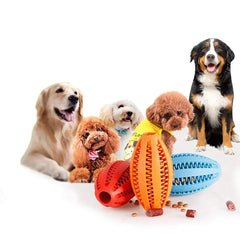 Super Tough Natural Rubber Dog Snack Ball