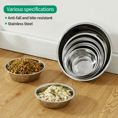 Large Capacity Stainless Steel Drinking & Feeding Bowl