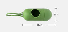 Clampable Dog Waste Bag Dispenser Bullet