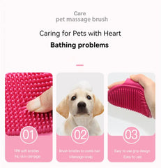 Soft Silicone Dog Massage Comb Hair Remover