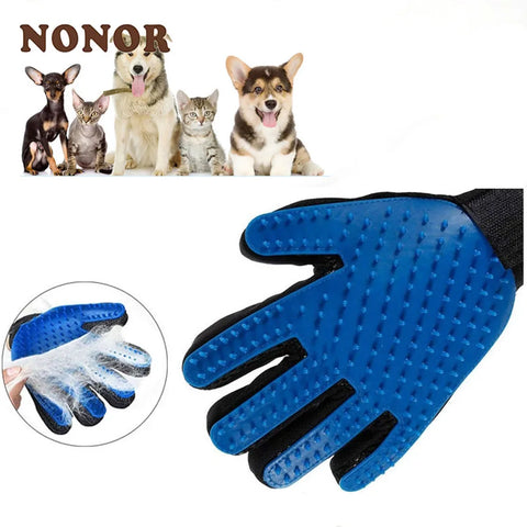 Silicone Rubber dog grooming glove