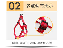 Puppy Outdoor Reflective Dog Strap Harness