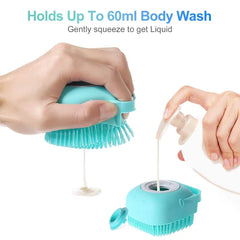 Soft Silicone Dog Shampoo Grooming Brush