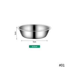 Large Capacity Stainless Steel Drinking & Feeding Bowl