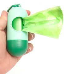 Clampable Dog Waste Bag Dispenser Bullet