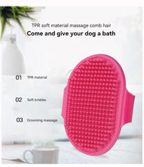 Soft Silicone Dog Massage Comb Hair Remover