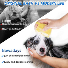 Soft Silicone Dog Shampoo Grooming Brush