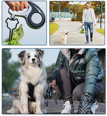 Hands-free Dog Poop Bag Clip Traction Rope