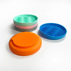 Small Anti-Choking Silicone Slow Feeding Food Plate