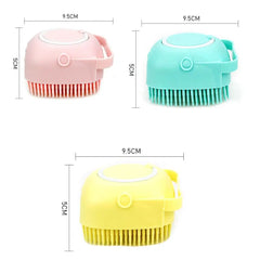 Soft Silicone Dog Shampoo Grooming Brush