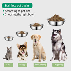 Large Capacity Stainless Steel Drinking & Feeding Bowl