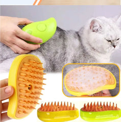 3 In 1 Dog & Cat Electric Steam Brush Sprayer