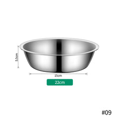 Large Capacity Stainless Steel Drinking & Feeding Bowl