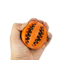 Dog Interactive Rubber Treat Balls with Rope