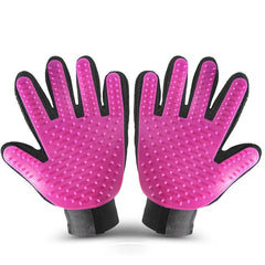 Silicone Rubber dog grooming glove