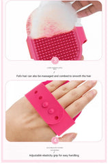 Soft Silicone Dog Massage Comb Hair Remover