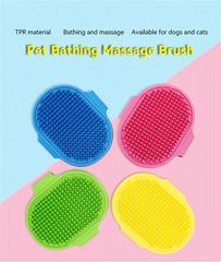 Soft Silicone Dog Massage Comb Hair Remover