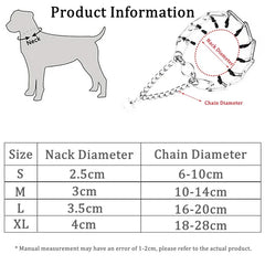 Stainless Steel Training Prong Collar