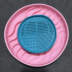 Small Anti-Choking Silicone Slow Feeding Food Plate